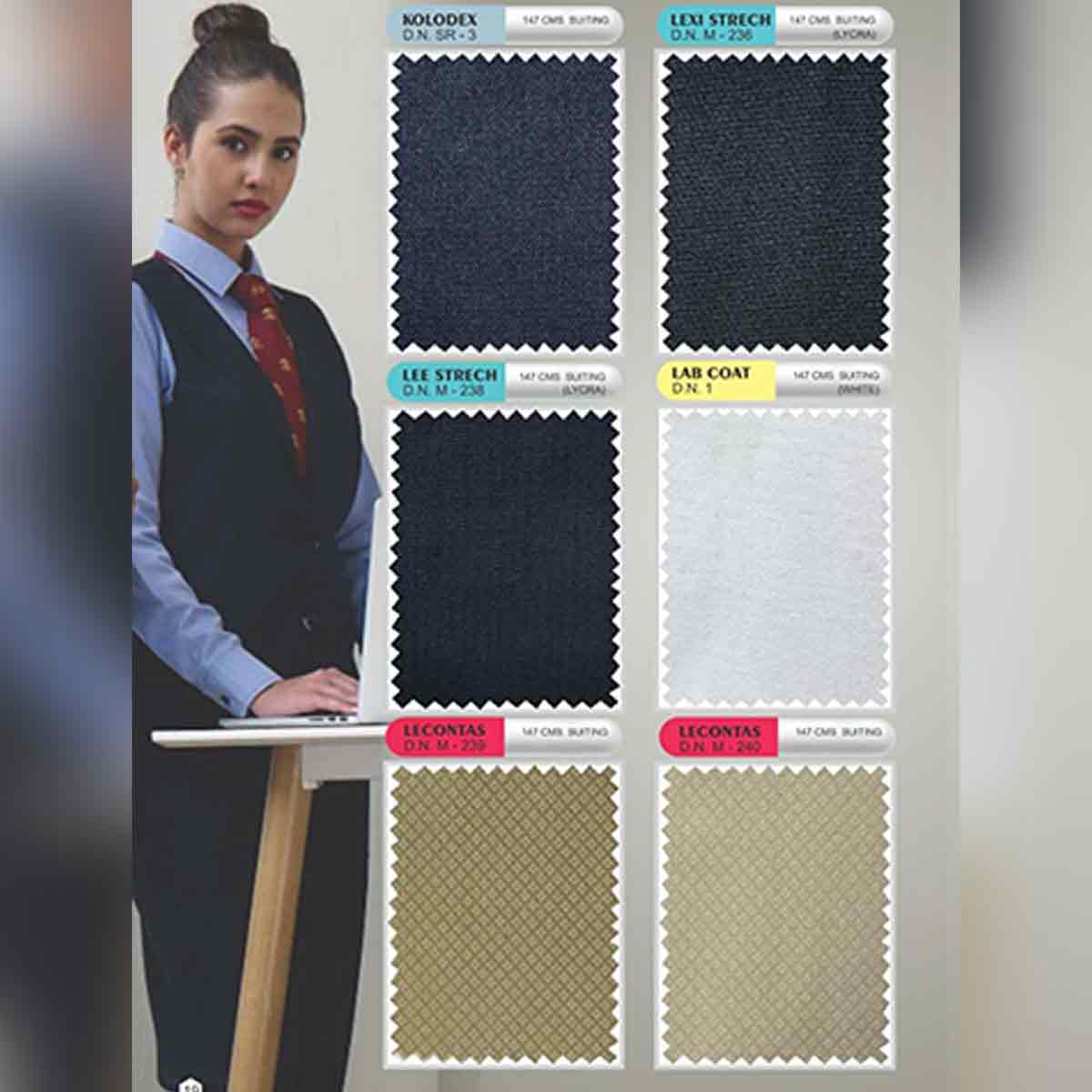 Blazer Uniform Fabric in Surat