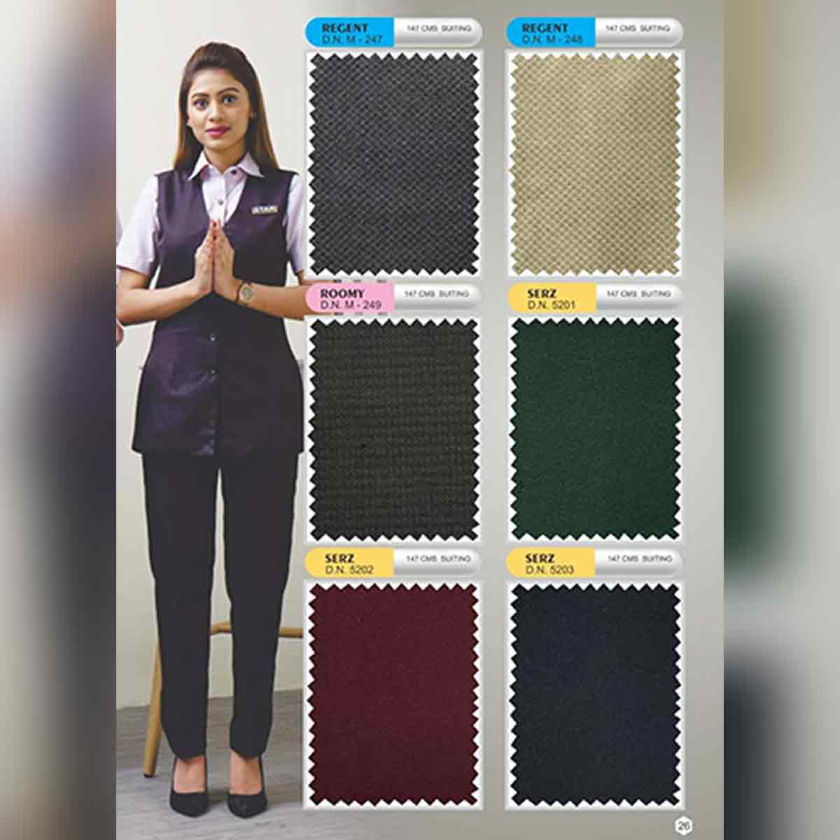 Blazer Uniform Fabric in Surat