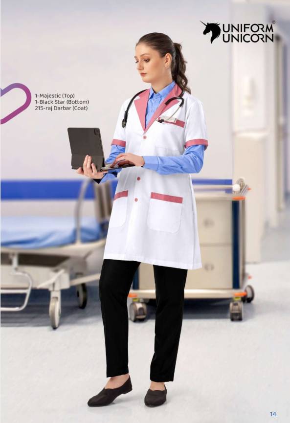 Female Doctor Coat With Multi Color  Manufacturers, Suppliers, Exporters in Surat