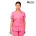 Female Nurse Uniform Pink Half Sleeve Collar Neck Pant Set Stitched Polyester Blend Manufacturers, Suppliers, Exporters in Surat