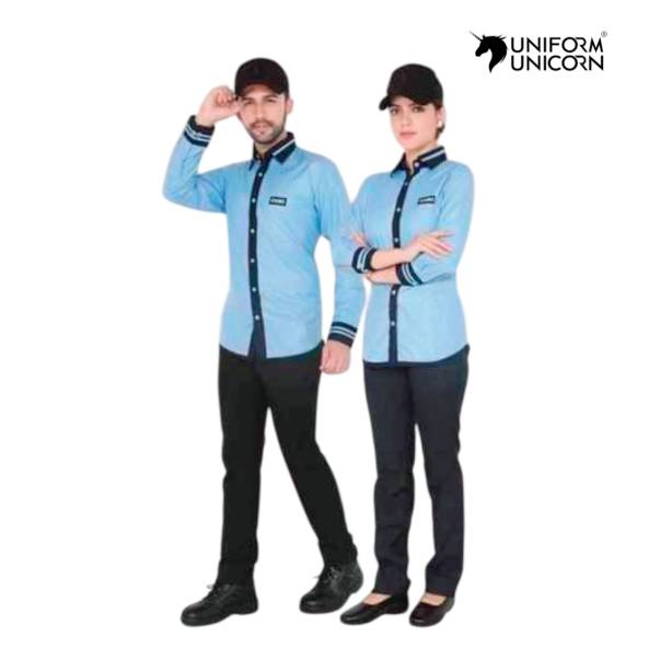 Full Sleeve Modern Uniform Set Unisex Professional Workwear Manufacturers, Suppliers, Exporters in Surat