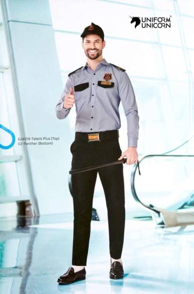 Grey Color Full Sleeves Watchman Uniform  Manufacturers,Suppliers, Exporters in Surat