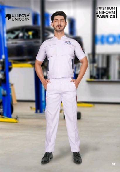 Honda White Uniform For Technician With White And Multi Color  Manufacturers,Suppliers, Exporters in Surat