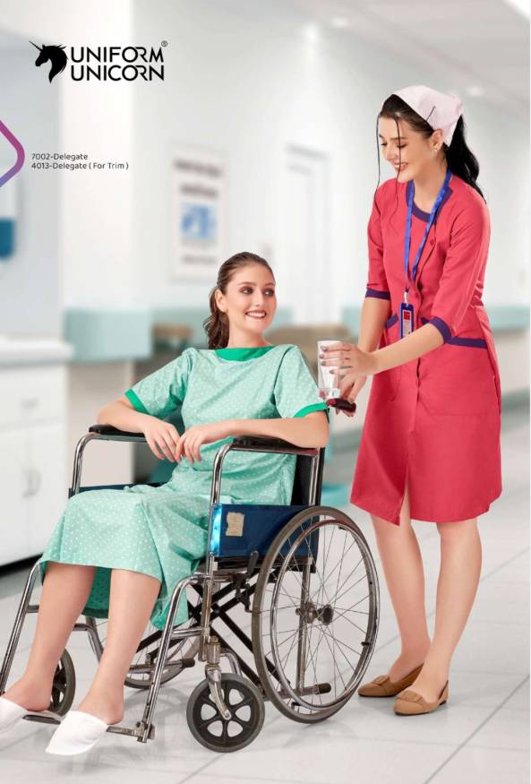 Hospital Delegate Fabric Nurse Uniform  Manufacturers, Suppliers, Exporters in Surat