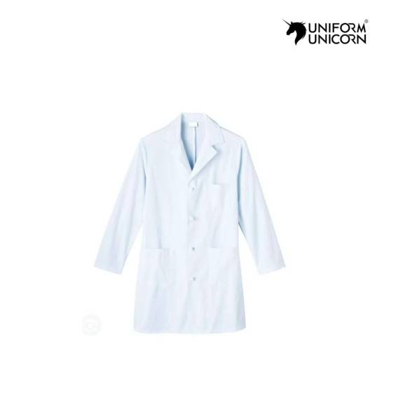 Hospital Lab Coat Unisex White Full Sleeves Reusable Design Manufacturers,Suppliers, Exporters in Surat