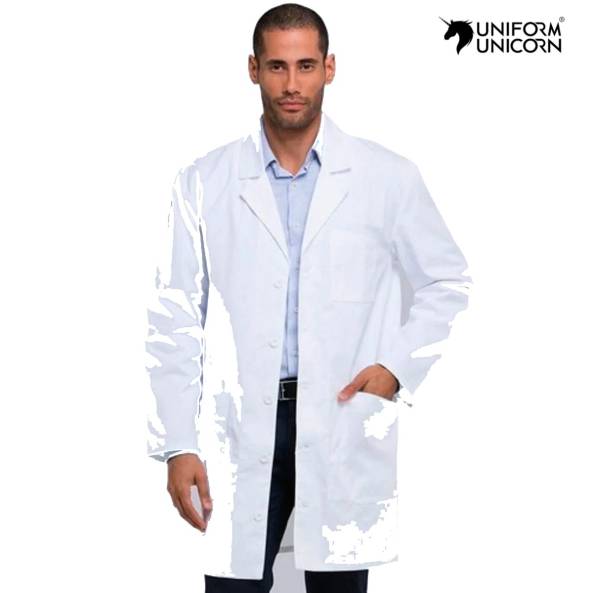 Medical Lab Coat for Women and Men White Full Sleeve Short Length Collar Neck Handwash Manufacturers, Suppliers, Exporters in Surat