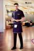 Navy Blue With Short Apron Hotel Waiter Uniform  Manufacturers, Suppliers, Exporters in Surat