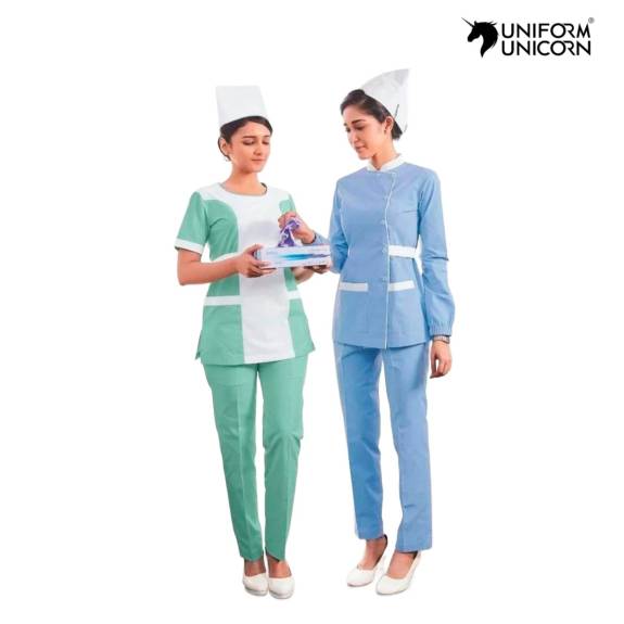 Plain Cotton Nurse Wear Unisex Collar Neck Machine Wash Care Manufacturers,Suppliers, Exporters in Surat