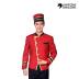 Professional Bellboy Uniform for Men Red Blended Fabric Comfort Fit Best Quality Stitching Manufacturers, Suppliers, Exporters in Surat