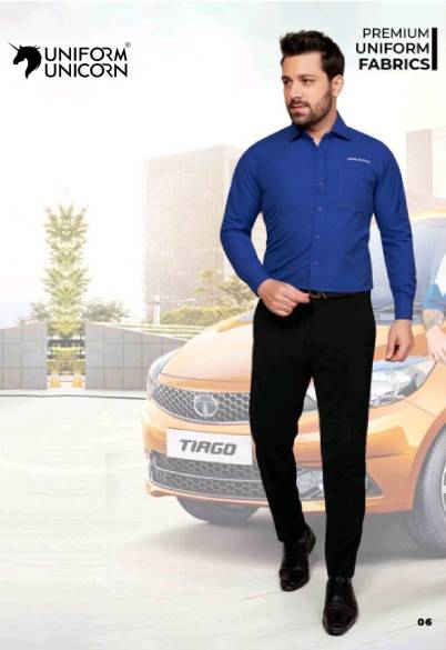 Tata Motors Sales Staff Uniform With Blue Shirt And Black Pant  Manufacturers,Suppliers, Exporters in Surat